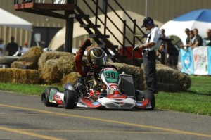 DRT Racing's Brian Fisher rebounded from a heat one DNF to steal the S4 win in the closing laps (Photo: On Track Promotions - otp.ca)