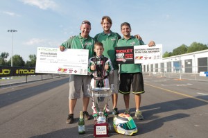 Dylan Tavella left Mooresville the US Micro Max Champion with ticket in hand to compete in the Micro & Mini Invitational during the Rotax Max Challenge Grand Finals (Photo credit: Ken Johnson - Studio52.us)