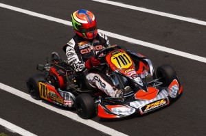 PSL Moncton's Gerald Caseley came home second in Briggs Senior to take the Vice-Championship title (Photo: PSL Karting)