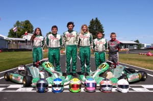 The entire Summit GP team showed speed at the 2013 Canadian Karting Championships (Photo: summitgpkarting.com)