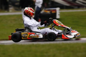 Gavin Reichelt scored a win and a second place podium result in Mont-Tremblant during his first weekend in the Rotax DD2 category (Photo: PSL Karting)