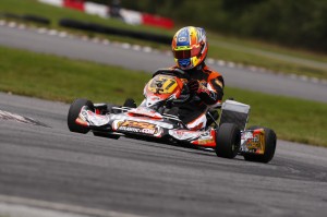 US Rotax DD2 Masters National Champion Alan Rudolph was victorious in Coupe du Quebec action on Saturday (Photo: PSL Karting)