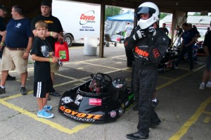 Michael Fauci had a great weekend at WKA Gold Cup at G&J Kartway in Camden, Ohio, in July, winning all three Senior Pro Gas main events and netting over $750 in earnings (Photo: WKA)