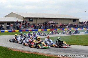 Karters from all across the country will once again battle for 200 laps around the New Castle Motorsports Park on October 27 (Photo: DavidLeePhoto.com)