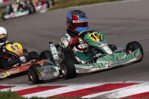 Nicholas d'Orlando was a fixture in the top five of the Rotax Micro Max field (Photo: d'Orlando racing