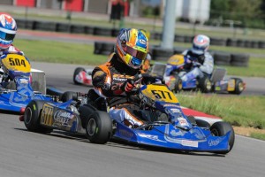 Despite not recording a heat race win, two-time US champion Alan Rudolph starts Sunday from pole position (Photo: Ken Johnson - Studio52.us)