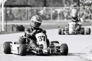 One of the first world titles to be decided on US soil was the 1986 Formula K World Karting Champion, won by Brazilian Augusto Ribas (Photo: CIK-FIA)