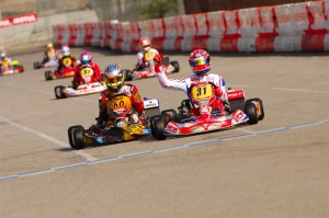 Former Rotax world champ Ben Cooper edged out former world shifterkart champion Bas Lammers in DD2 (Photo: On Track Promotions - otp.ca)