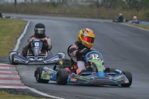 Mitch McKie pulled double duty and drove to two Texas 500 wins as a part of Miiler Motorsports in shifter, and Team Core Karting in Yamaha (Photo: Carly Crowe)