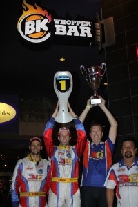 What better way to celebrate then at the Burger King® Whopper Bar at the Rio (Photo: Kevin Hill)