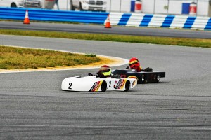 Randy Fulks (#2) and Brandon Fry do battle last year in the DIS infield (Photo: NCRM)