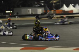 Dorian Boccolacci (29 - Energy-TM) will start tomorrow in pole position, in the prefinal KF of the CIK-FIA World Championship in Sakhir, Bahrain