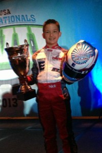 Nicholas Brueckner finished third in the TaG Cadet category at the SKUSA SuperNationals XVII