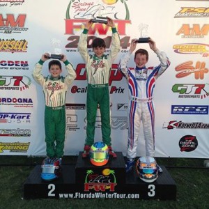 Three Team Koene USA drivers stood on the podium during the opening rounds of the 2014 Florida Winter Tour (Photo: Team Koene USA)