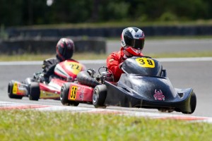 Chris Simmons (#39) was the other Wellington driver to win a title at the meeting, top-scoring in National from defending champ Steve Wilton (Photo: Fast Company/Jordan Moss)