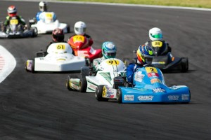 Victory in Rotax Max Light and the combined Rotax Max Grand Prix, meanwhile, went to Palmerston North driver Josh Drysdale (#2) (Photo: Fast Company/Jordan Moss)