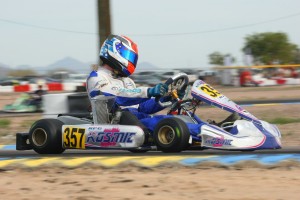 Defending Senior Max champion Phillip Arscott is in the driver's seat for a repeat (Photo: SeanBuur.com)