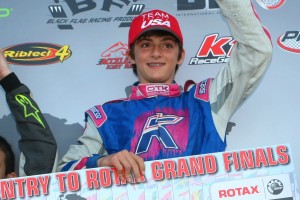 Austin was awarded a 2014 Rotax Grand Finals ticket with the Junior Max championship at the Challenge (Photo: SeanBuur.com)