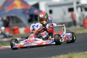 Nicholas Brueckner finished third in Sunday’s main event at the Superkarts! USA SpringNationals (Photo: On Track Promotions - otp.ca)