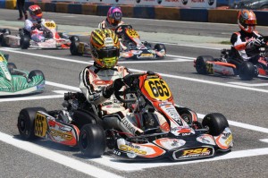 Jordon Lennox-Lamb ran at the top of the 47-kart Rotax DD2 field all weekend long (Photo by: Fernando Morandi/CRG)
