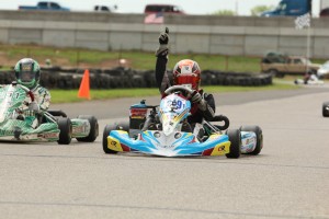 It was the first Rotax Junior victory for Parker Chase on Saturday (Photo: Dreams Captured Photography)