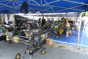 Checkered Motorsports is stacked with drivers at the USPKS program