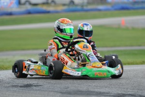 Alex Bertagnoli was quick all day in Mini Rok Cadet, scoring the feature win (Photo: DavidLeePhoto.com)