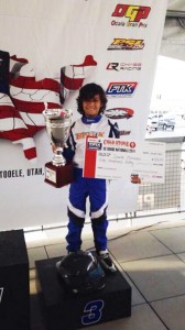 David Morales scored a podium result for BENIK Kart at the Cold Stone US Grand Nationals (Photo: Benik-Kart.com)