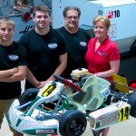 Precision Karting Technologies is family-owned and 100% for karting
(L to R) Chad Krause, Alex Watzke, Kim Watzke and Linda Watzke