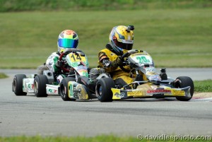 It was a come from behind type of day for John Paul Southern, earning the win in Mini Rok Cadet (Photo: DavidLeePhoto.com)