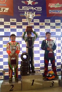 Tavella topped the championship blocks in both Mini ROK and Yamaha Cadet for the 2014 USPKS series (Photo: DylanTavella.com)