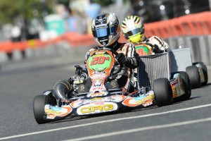 Five-time world karting champion Davide Fore placed third overall in the S1 Pro Stock Moto division, earning his first podium of the season (Photo: On Track Promotions - otp.ca)