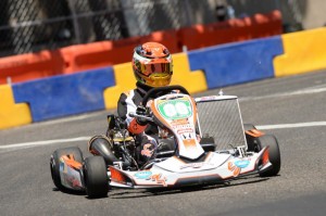 In his Sodi Kart debut, Trenton Estep won his third straight in S5 Junior (Photo: On Track Promotions - otp.ca)