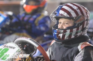 Trey Brown was declared the winner after the TaG Cadet feature was cut short (Photo: On Track Promotions - otp.ca)