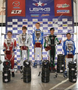 Anthony Gangi Jr. claimed third in the Leopard 125 Junior USPKS championship standings (Photo by: DavidLeePhoto.com)