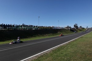 A large crowd assembled for the action at the Port Melbourne Karting Complex (Pic: Coopers Photography)