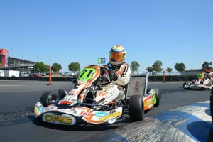 Darren Elliott held off challenges from Rob Logan to score the victory in Round Eight (Photo: LAKC.org)
