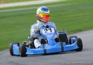 Simpson piloted a brand new Top Kart, driving 165 laps to the win (Photo: DavidLeePhoto.com)