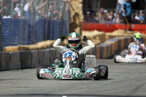 Royal McKee went from third to first on the final lap for the checkered flag in TaG Junior (Photo: dromophotos.com)