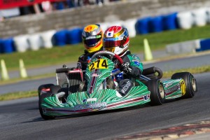 Nick Brueckner drove his Orsolon Racing Tony Kart to a third place finish in Junior Max (Photo: Studio52.us)