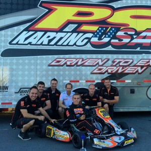 Dalton Sargeant put PSL and CRG on the podium in Senior Max (Photo: PSL Karting)