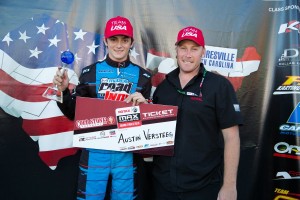 Austin was awarded the first ticket in the world to the 2015 Rotax Max Challenge Grand Finals (Photo: Studio52.us)