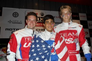 Correa was part of the three Team USA drivers to reach the podium in 2013, along with Joey Wimsett and Oliver Askew (Photo: Ken Johnson - Studio52.us)