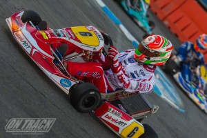 Italian Paolo de Conto is perfect in KZ2 after two days of racing (Photo: On Track Promotions - otp.ca)