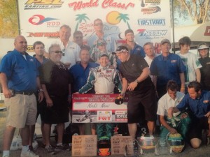 Nick Neri celebrates a Florida Winter Tour championship with Ocala Gran Prix (Photo: Nick Neri Racing)