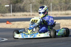 A dramatic last lap pass by Michael Ilavia in DD2 gave CompKart a memorable first victory (Photo: EKN)