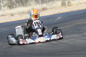 Sebastian Alvarez piloted the PSL Karting Mini X-2 chassis to its first 2015 victory in Mini Max (Photo: EKN)