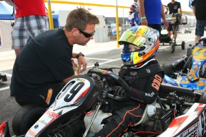 Rudolph has transitioned to a karting dad, as son Aden is now racing (Photo: SeanBuur.com)