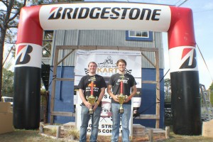 Briggs LO206 Senior championship podium with title winner Sean Meier (Photo: Double Vision Photography - Carl Barnes)