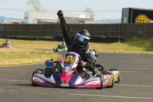 Michael Michoff scored his first victory at the Rotax Challenge of the Americas in the Junior Max division (Photo: SeanBuur.com)